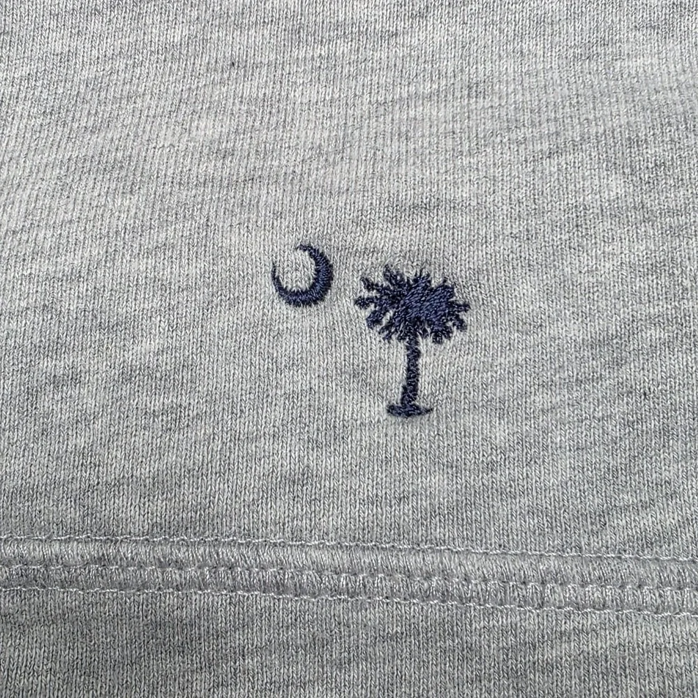 Vineyard Vines Sweater Mens S Gray Collegiate Shep Pullover Zip‎ Mock Sweatshirt